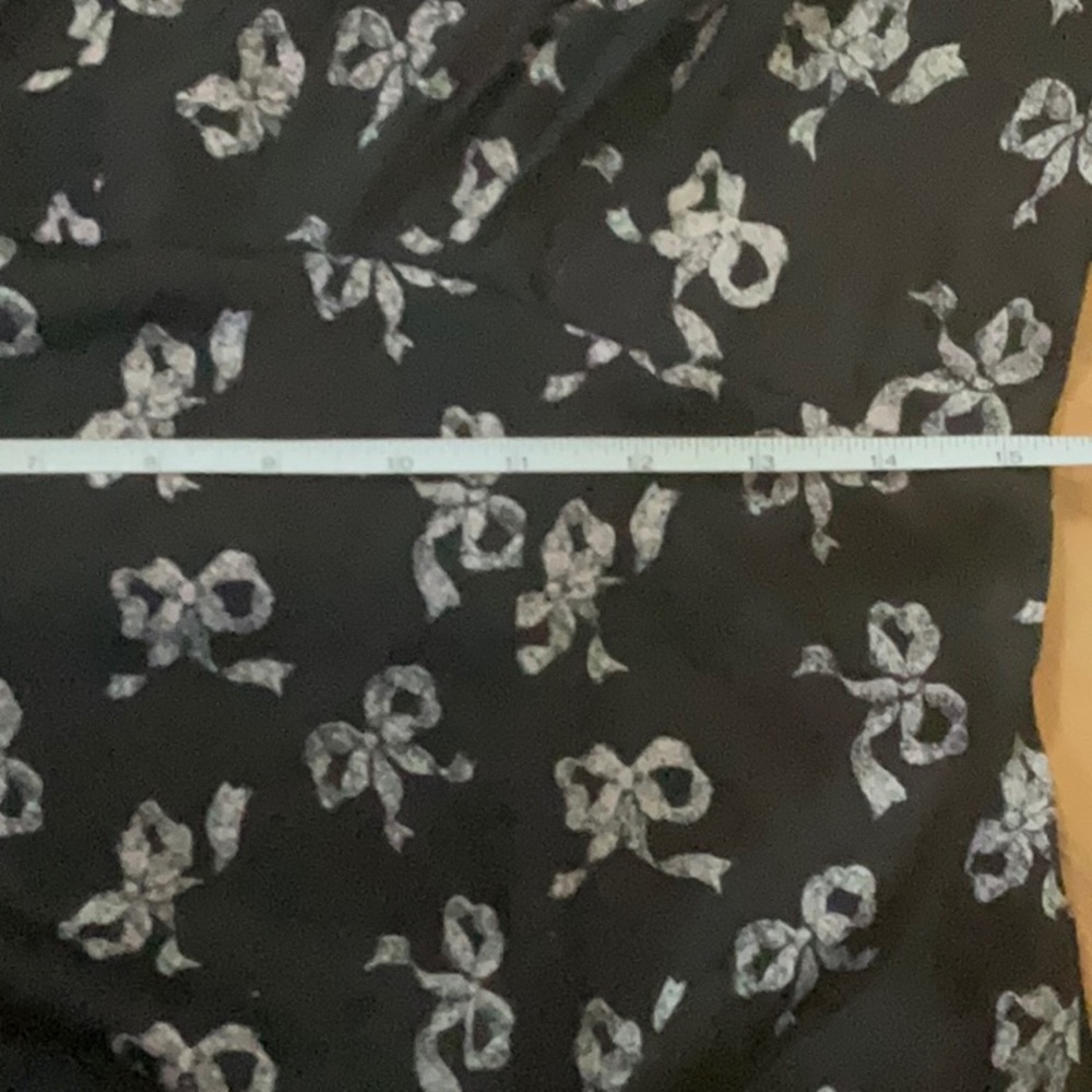 “BETSY JOHNSON” BOW PATTERN NAVY AND WHITE DRESS. - Picture 14 of 16